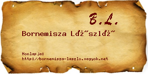 Bornemisza László névjegykártya
