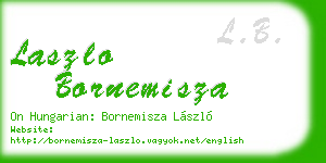 laszlo bornemisza business card