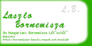 laszlo bornemisza business card